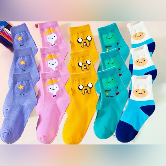 Adventure Time - Lumpy Space Princess women’s socks - NWOT - size 6 - 10. - Picture 2 of 2